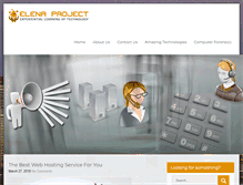 Tablet Screenshot of elena-project.org